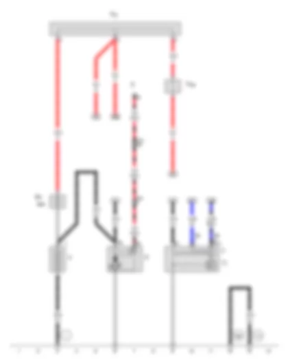 Wiring Diagram  SEAT EXEO 2009 - Battery - Starter - Alternator - Voltage regulator - Terminal 30 wiring junction - Terminal 30 wiring junction 2