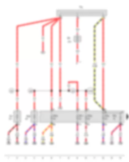 Wiring Diagram  SEAT EXEO 2009 - Fuse 1 in fuse holder A - Fuse 2 on fuse holder C - Fuse 17 on fuse holder C - Fuse 23 on fuse holder C - Fuse 24 on fuse holder C - Fuse 30 on fuse holder C - Window regulator single fuse - Window regulator single fuse 2 - Terminal 30 wiring junction