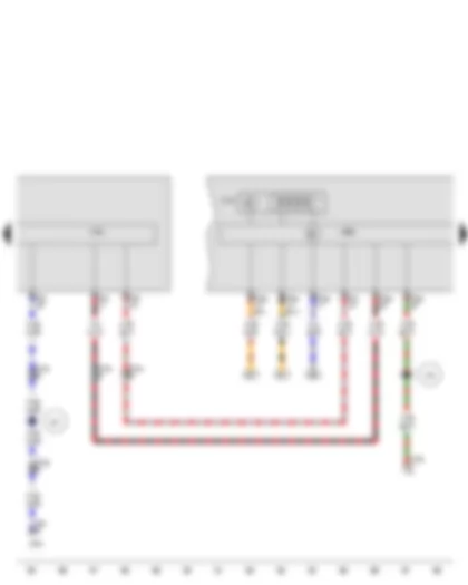 Wiring Diagram  SEAT EXEO 2009 - ABS control unit - Control unit in dash panel insert