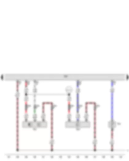 Wiring Diagram  SEAT EXEO 2010 - Hall sender - Intake air temperature sender - Fuel pressure sender - Engine control unit