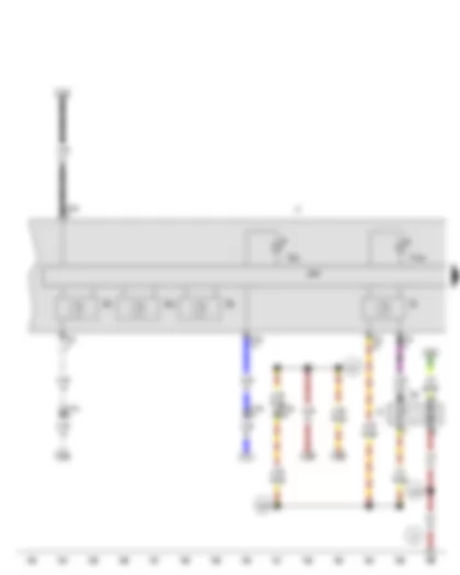 Wiring Diagram  SEAT EXEO 2009 - Fuel gauge sender - Fuel system pressurisation pump - Dash panel insert