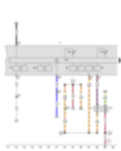 Wiring Diagram  SEAT EXEO 2010 - Fuel gauge sender - Fuel gauge - Fuel system pressurisation pump - Dash panel insert