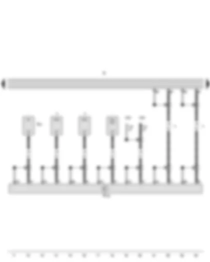 Wiring Diagram  SEAT EXEO 2010 - Radio - Central locking and anti-theft alarm system aerial - Left aerial module