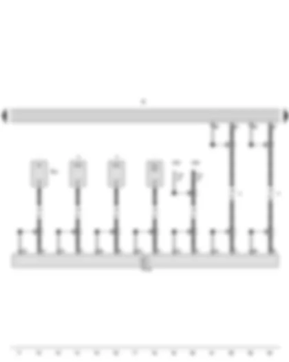 Wiring Diagram  SEAT EXEO 2010 - Radio - Central locking and anti-theft alarm system aerial