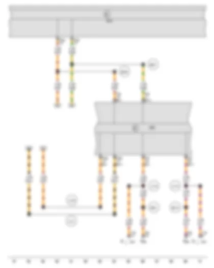 Wiring Diagram  SEAT EXEO 2013 - Control unit in dash panel insert - Onboard supply control unit