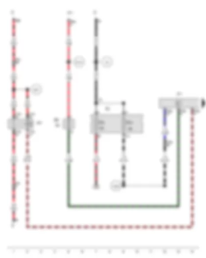 Wiring Diagram  SEAT EXEO 2013 - Starter - Ignition/starter switch - Starter inhibitor relay - Automatic gearbox control unit