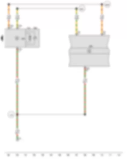 Wiring Diagram  SEAT EXEO 2012 - Dash panel temperature sensor - Climatronic control unit - Temperature sensor blower