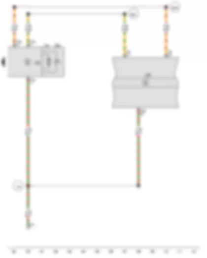 Wiring Diagram  SEAT EXEO 2011 - Dash panel temperature sensor - Climatronic control unit - Temperature sensor blower