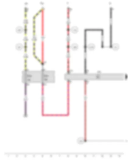 Wiring Diagram  SEAT EXEO 2013 - Brake light switch - X-contact relief relay - Trailer detector control unit