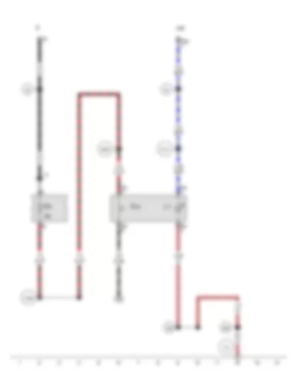 Wiring Diagram  SEAT EXEO 2013 - Rear roller blind switch - Rear roller blind switch illumination bulb