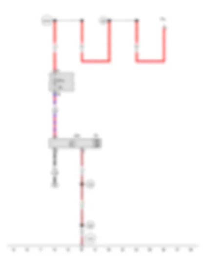 Wiring Diagram  SEAT EXEO 2011 - Rear roller blind control unit - Rear roller blind motor