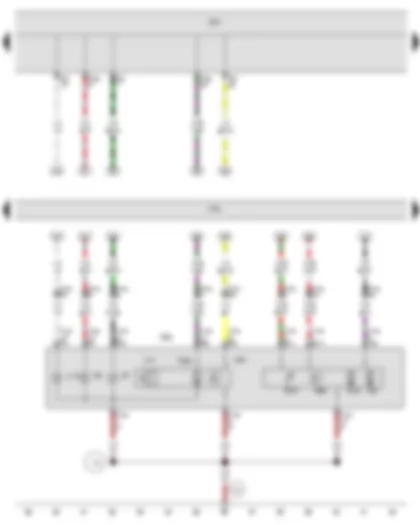 Wiring Diagram  SEAT EXEO 2011 - Onboard supply control unit - Control unit for cornering light and headlight range control - Front right headlight