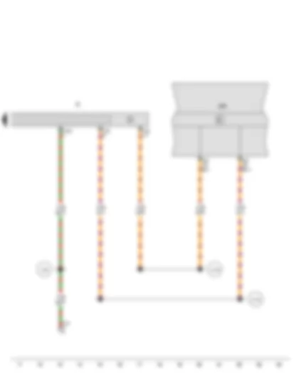 Wiring Diagram  SEAT EXEO 2012 - Control unit in dash panel insert - Radio