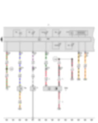 Wiring Diagram  SEAT EXEO 2011 - Oil pressure switch - Coolant shortage indicator switch - Dash panel insert