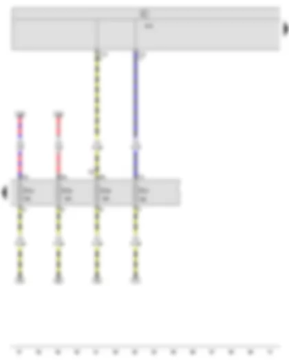 Wiring Diagram  SEAT EXEO 2013 - Onboard supply control unit - Fuse holder C