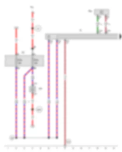 Wiring Diagram  SEAT EXEO 2013 - Voltage stabiliser - Radio - Fuse 29 on fuse holder C - Fuse 39 on fuse holder C