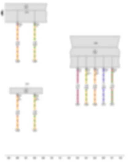 Wiring Diagram  SEAT EXEO 2013 - Control unit in dash panel insert - Onboard supply control unit - Data bus diagnostic interface