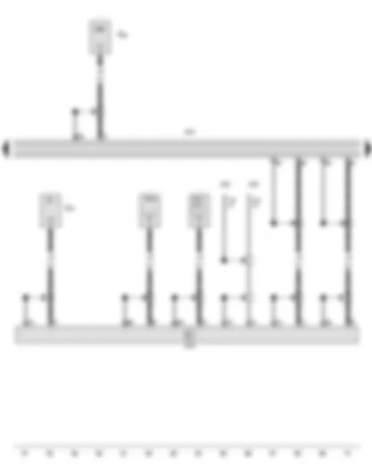 Wiring Diagram  SEAT EXEO 2013 - Control unit with display for radio and navigation