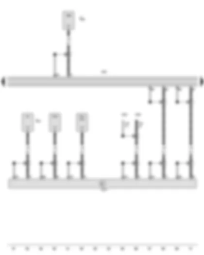 Wiring Diagram  SEAT EXEO 2013 - Control unit with display for radio and navigation