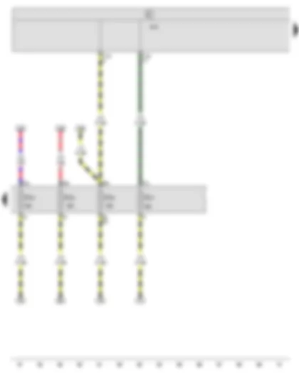 Wiring Diagram  SEAT EXEO 2010 - Onboard supply control unit - Fuse holder C