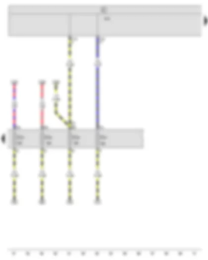 Wiring Diagram  SEAT EXEO 2013 - Onboard supply control unit - Fuse holder C