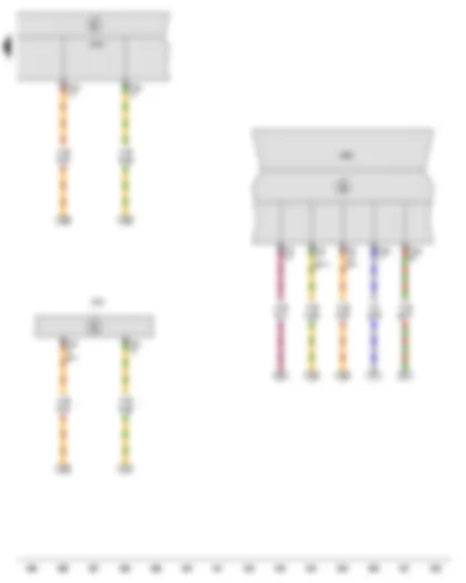 Wiring Diagram  SEAT EXEO 2013 - Control unit in dash panel insert - Onboard supply control unit - Data bus diagnostic interface