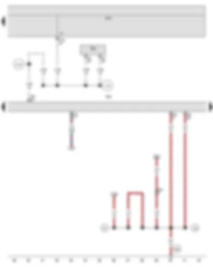 Wiring Diagram  SEAT IBIZA 2008 - Onboard supply control unit - Engine control unit