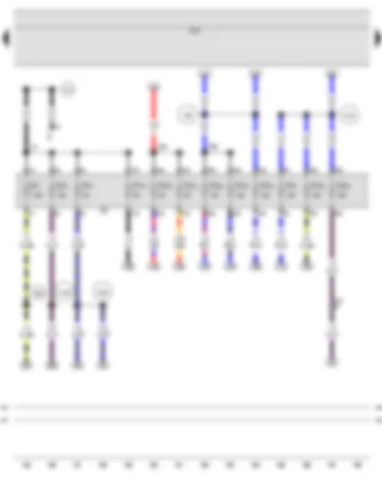 Wiring Diagram  SEAT IBIZA 2008 - Onboard supply control unit - Fuse holder C