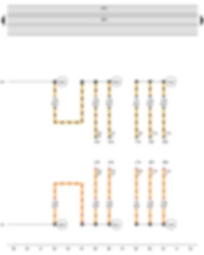 Wiring Diagram  SEAT IBIZA 2009 - Onboard supply control unit - Data bus diagnostic interface