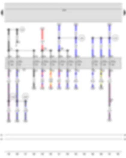 Wiring Diagram  SEAT IBIZA 2009 - Onboard supply control unit - Fuse holder C