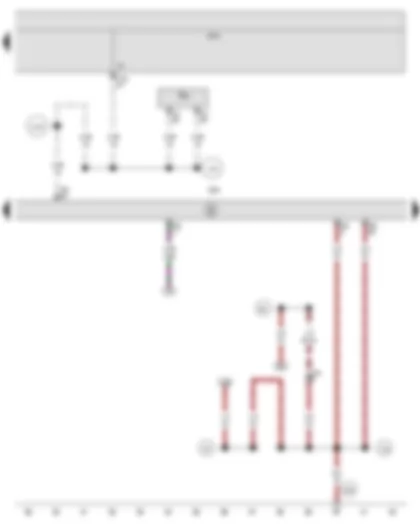 Wiring Diagram  SEAT IBIZA 2009 - Onboard supply control unit - Engine control unit