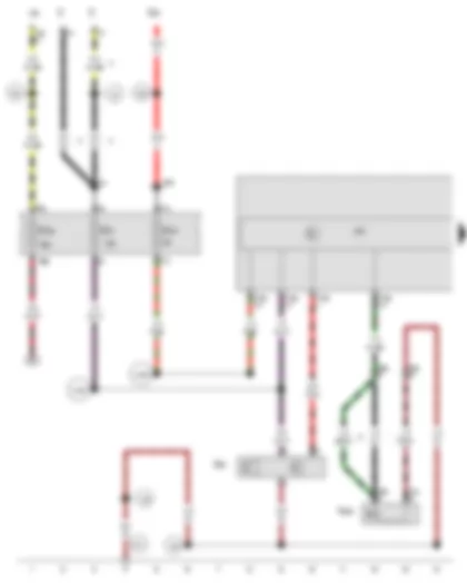 Wiring Diagram  SEAT IBIZA 2010 - High-pressure sender - Air conditioning system control unit - Air conditioner compressor regulating valve