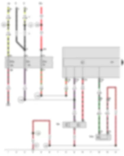 Wiring Diagram  SEAT IBIZA 2010 - High-pressure sender - Air conditioning system control unit - Air conditioner compressor regulating valve