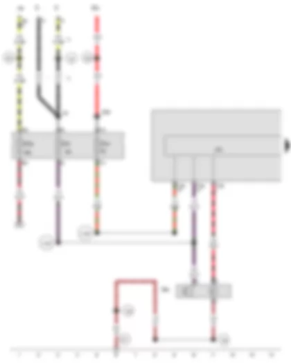 Wiring Diagram  SEAT IBIZA 2010 - High-pressure sender - Air conditioning system control unit