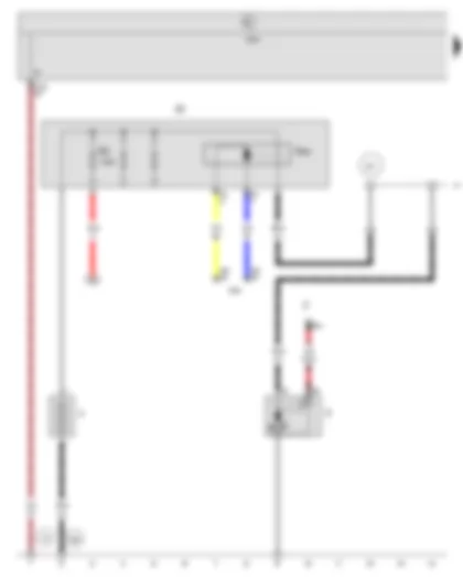 Wiring Diagram  SEAT IBIZA 2010 - Battery - Starter - Onboard supply control unit - Battery isolation igniter