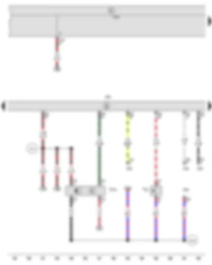 Wiring Diagram  SEAT IBIZA 2010 - Clutch pedal switch - Brake pedal position sender - Engine control unit