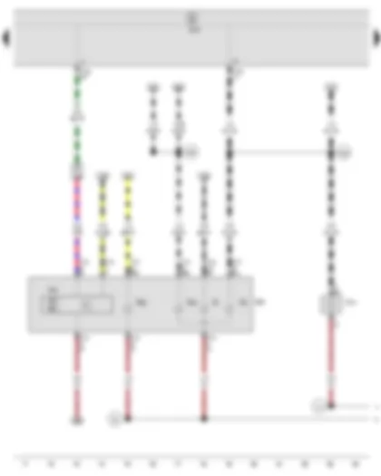 Wiring Diagram  SEAT IBIZA 2011 - Onboard supply control unit - Front left headlight - Left turn signal repeater bulb