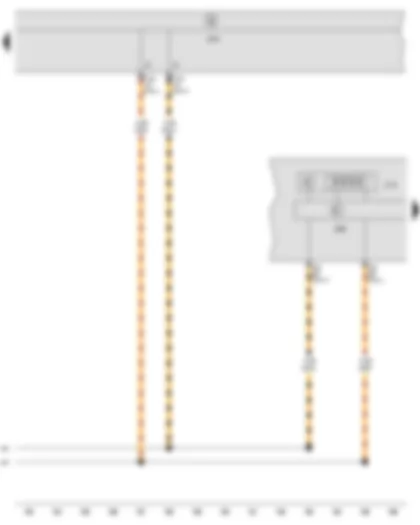 Wiring Diagram  SEAT IBIZA 2011 - Multifunction indicator - Control unit in dash panel insert