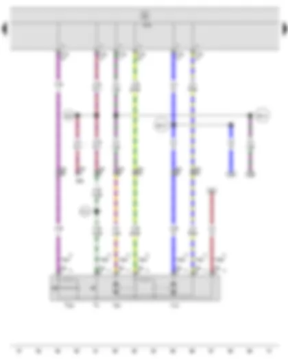 Wiring Diagram  SEAT IBIZA 2011 - Driver side central locking lock unit - Onboard supply control unit