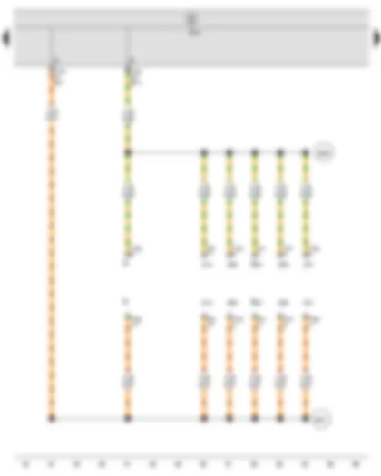 Wiring Diagram  SEAT IBIZA 2013 - Onboard supply control unit