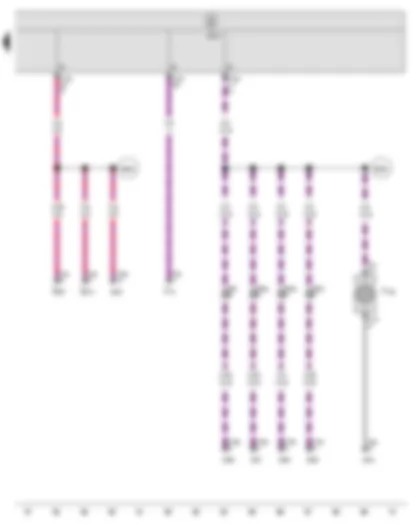 Wiring Diagram  SEAT IBIZA 2012 - Onboard supply control unit