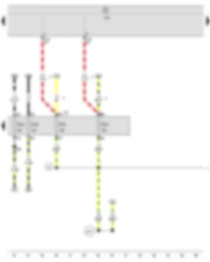 Wiring Diagram  SEAT IBIZA 2012 - Onboard supply control unit - Fuse holder C