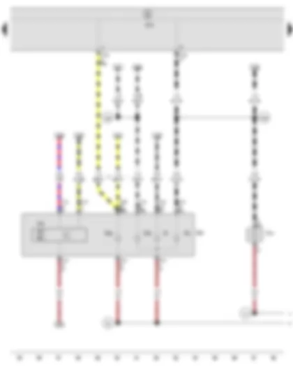 Wiring Diagram  SEAT IBIZA 2012 - Onboard supply control unit - Front left headlight - Left turn signal repeater bulb