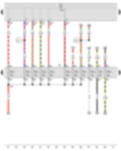 Wiring Diagram  SEAT IBIZA 2012 - Onboard supply control unit - Fuse holder C