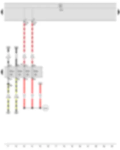 Wiring Diagram  SEAT IBIZA 2012 - Onboard supply control unit - Fuse holder C