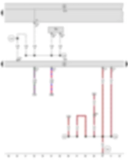 Wiring Diagram  SEAT IBIZA 2013 - Onboard supply control unit - Engine control unit