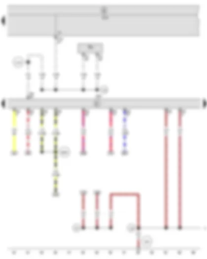 Wiring Diagram  SEAT IBIZA 2012 - Onboard supply control unit - Engine control unit