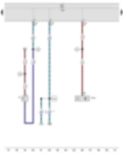 Wiring Diagram  SEAT IBIZA 2013 - Reversing light switch - Brake pedal position sender - Onboard supply control unit