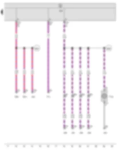 Wiring Diagram  SEAT IBIZA 2013 - Airbag coil connector and return ring with slip ring - Onboard supply control unit