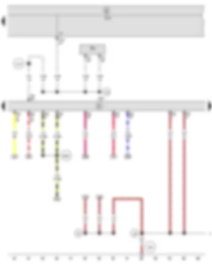 Wiring Diagram  SEAT IBIZA 2014 - Onboard supply control unit - Engine control unit